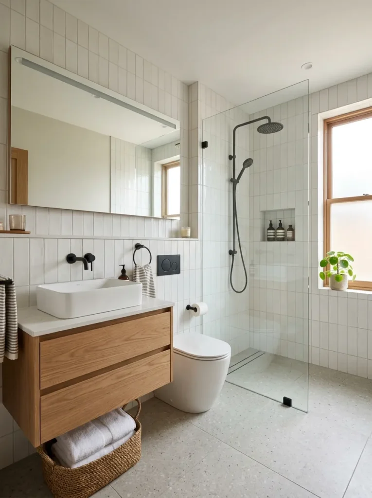 Modern Small Bathroom Design balancing style and function